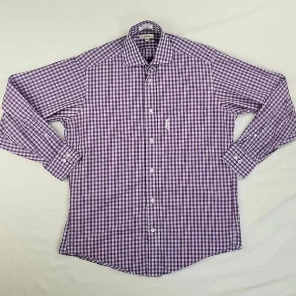 Faconnable Spread Collar Pocket Logo Tag 15R Shirt - Picture 1 of 4